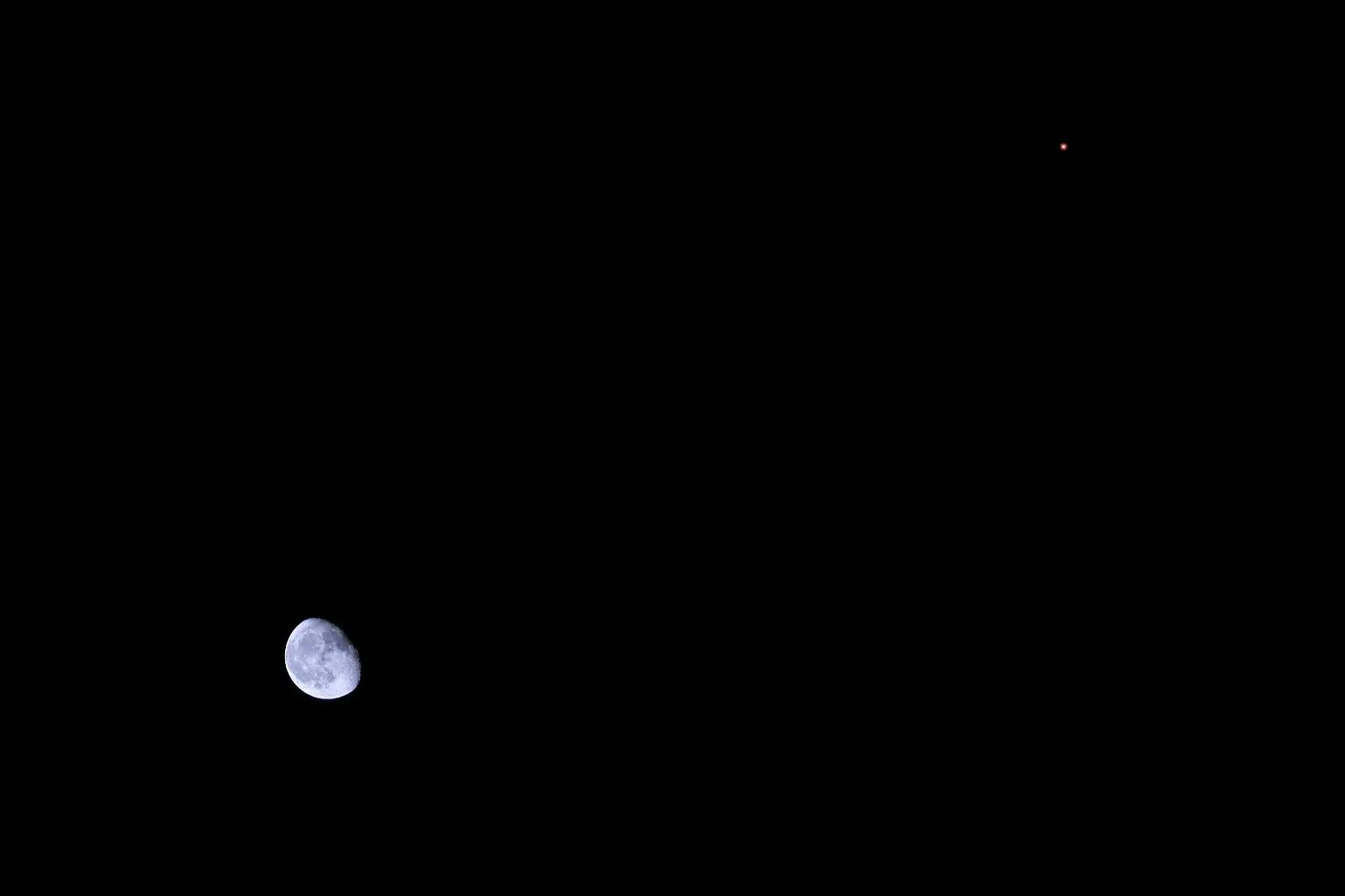 月と火星のランデブー No.0000