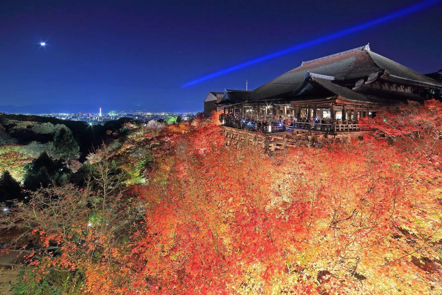 秋月夜の清水寺 No.0000