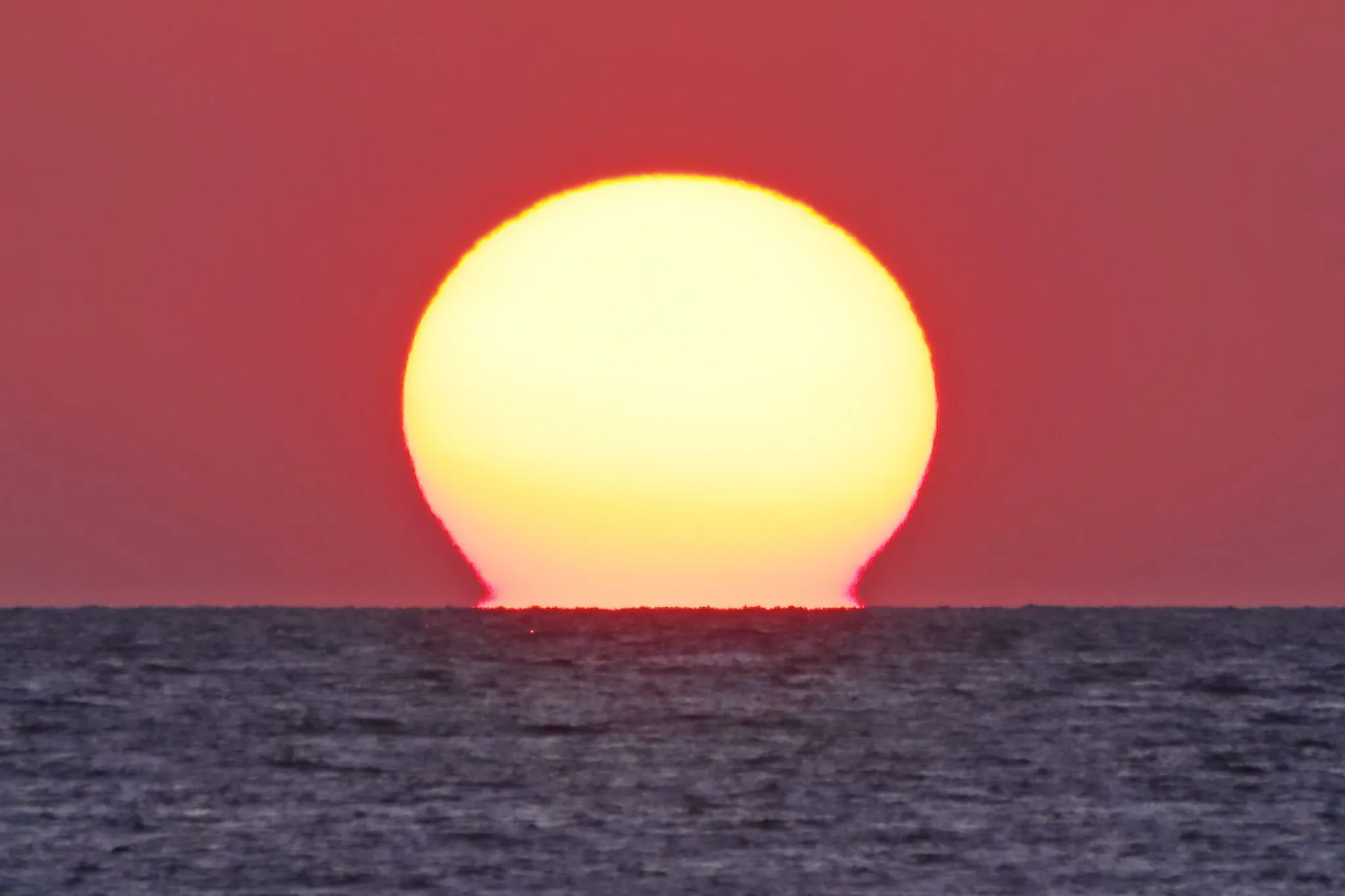 2022年の初ダルマ夕日 No.0000