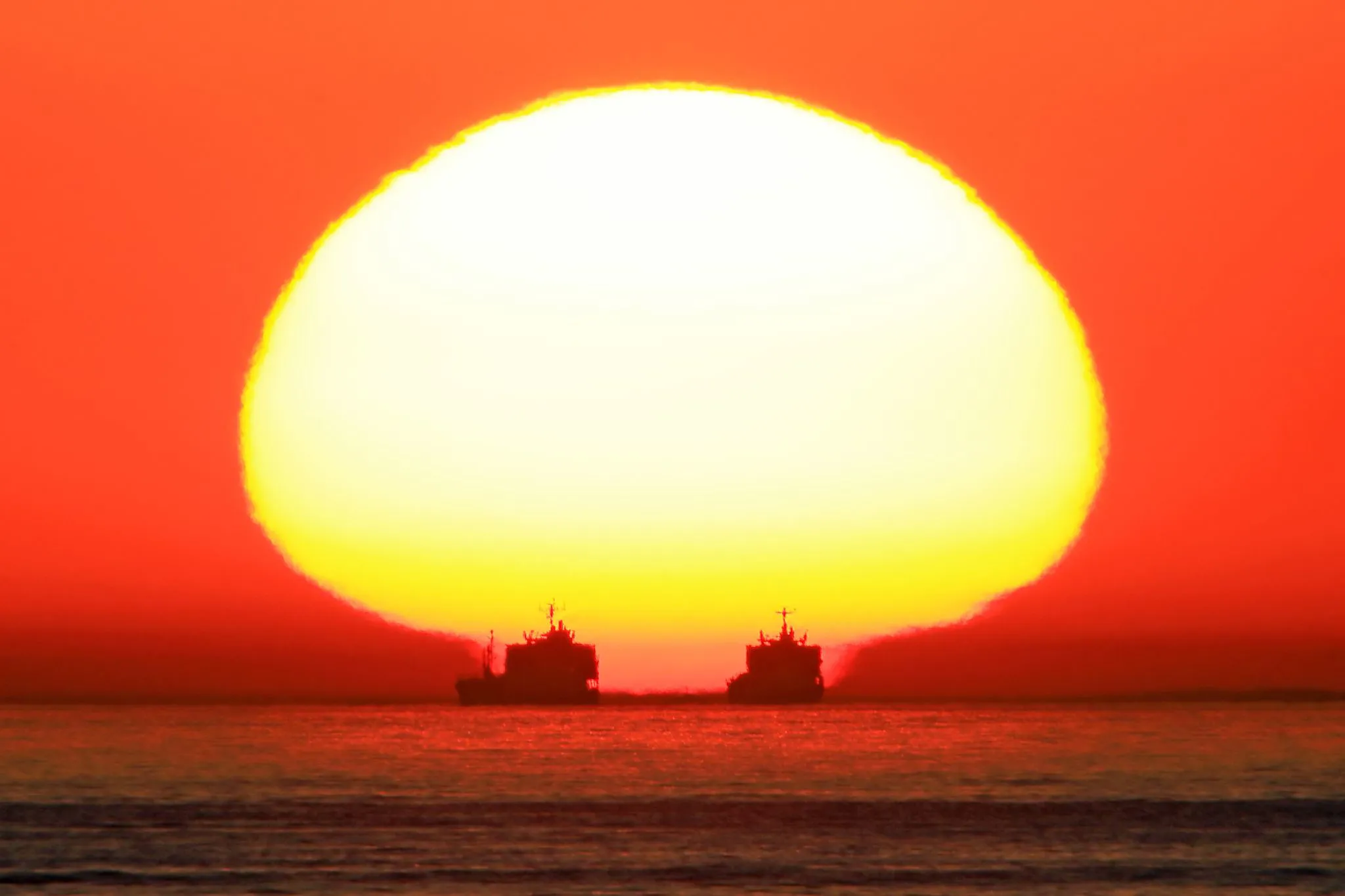 キノコみたいな夕日 No.0000