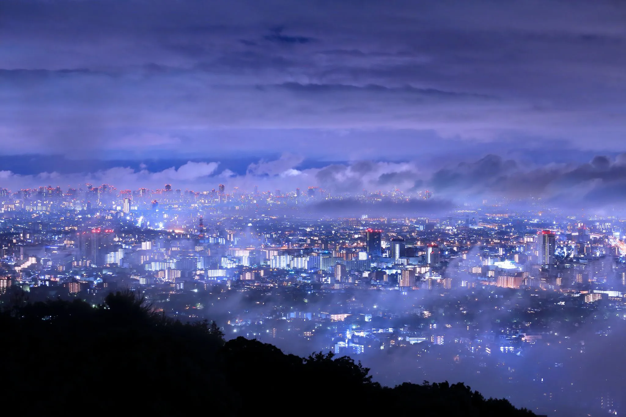 夜霧漂う都市 No.0000