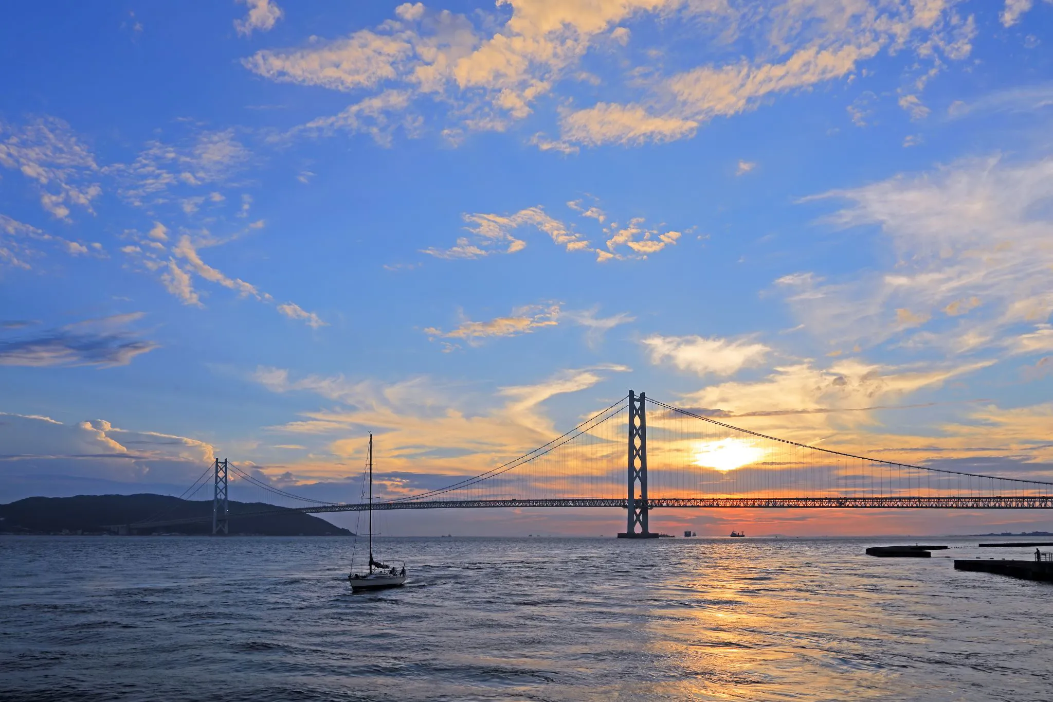 夕照の帰港 No.0000