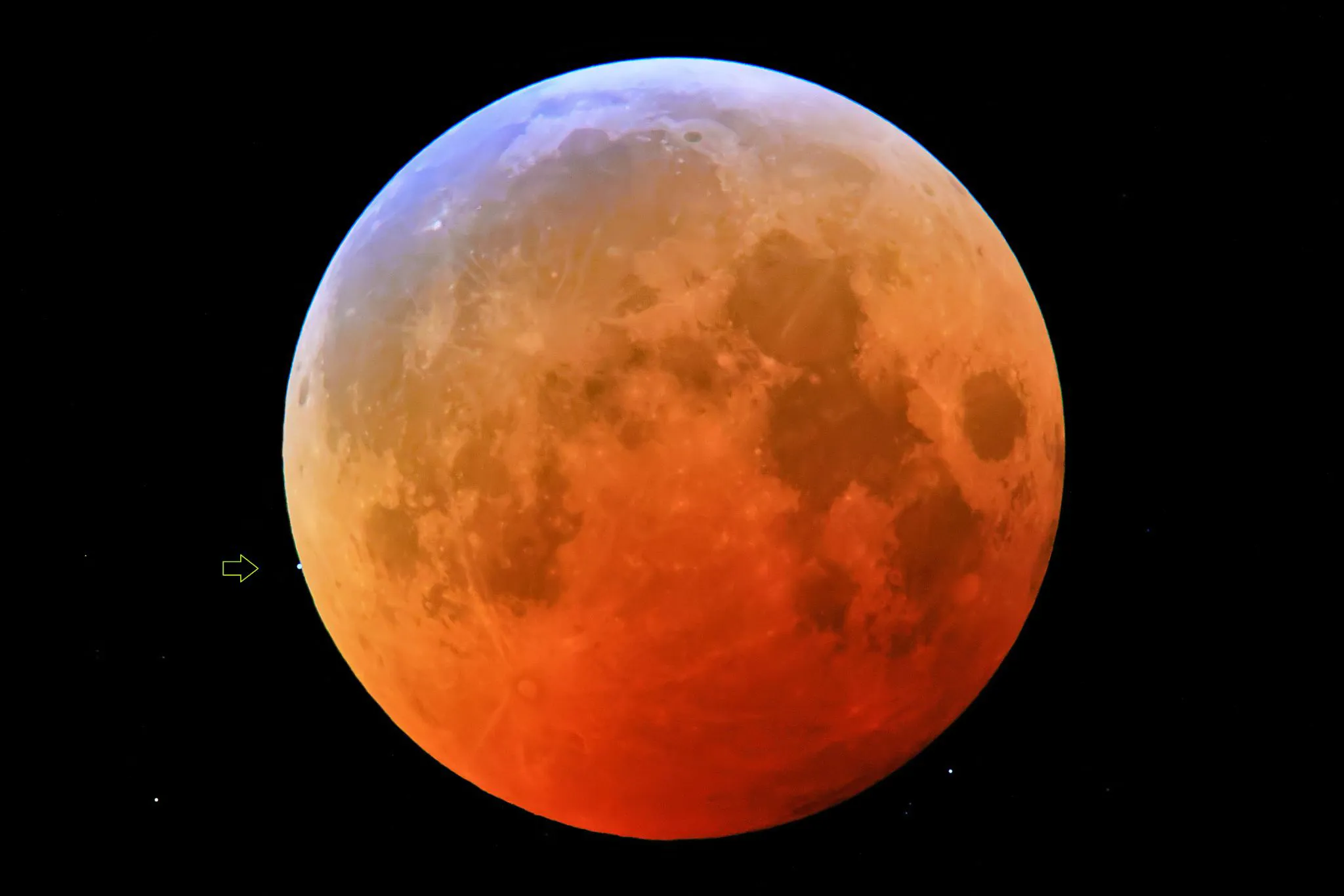 皆既月食と天王星食 No.0000