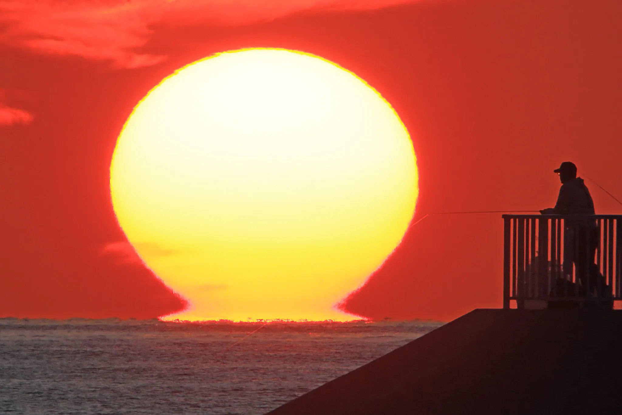 大蔵海岸のだるま夕日 No.0000