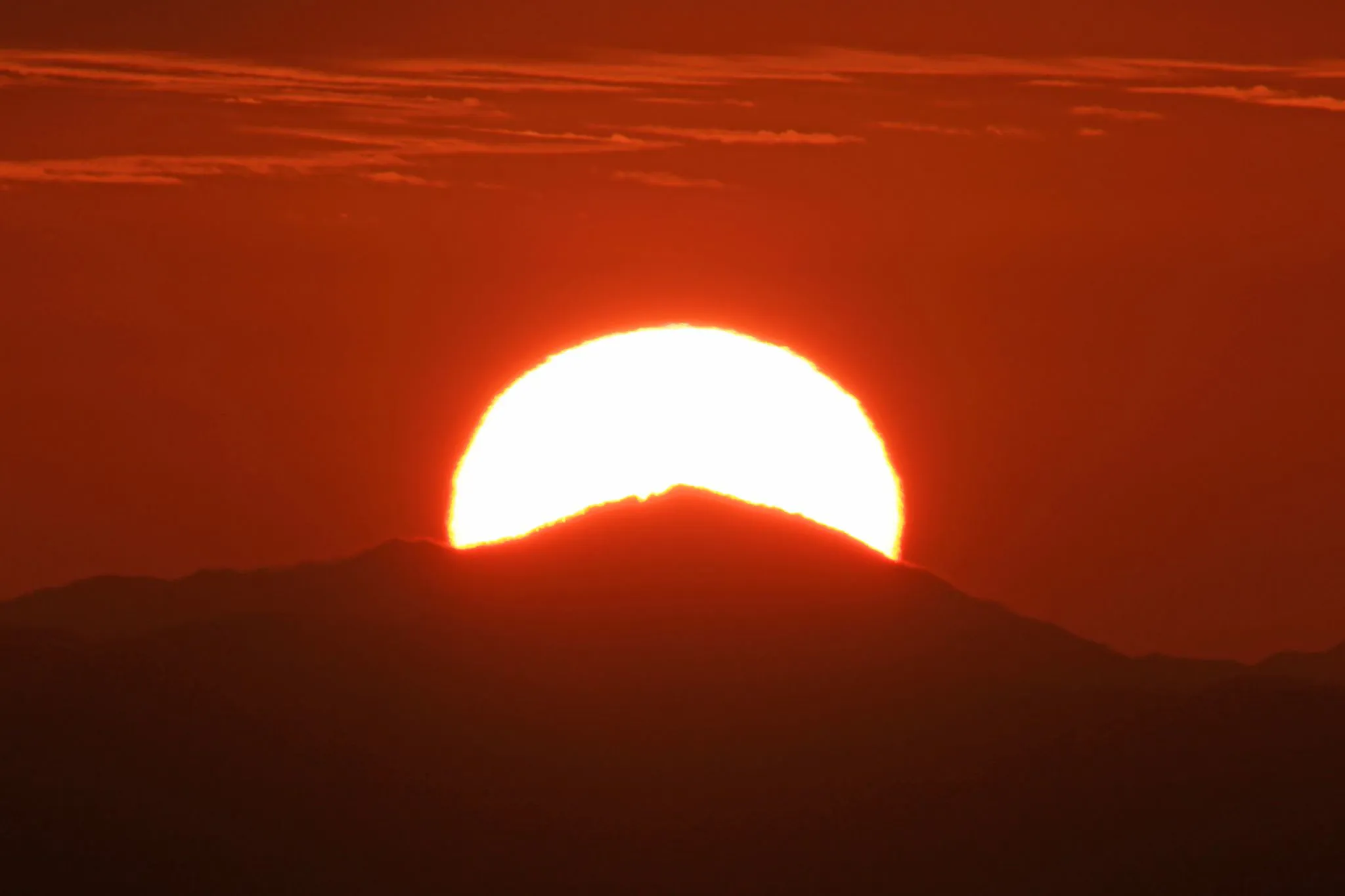 信貴山から昇る朝日 No.0000