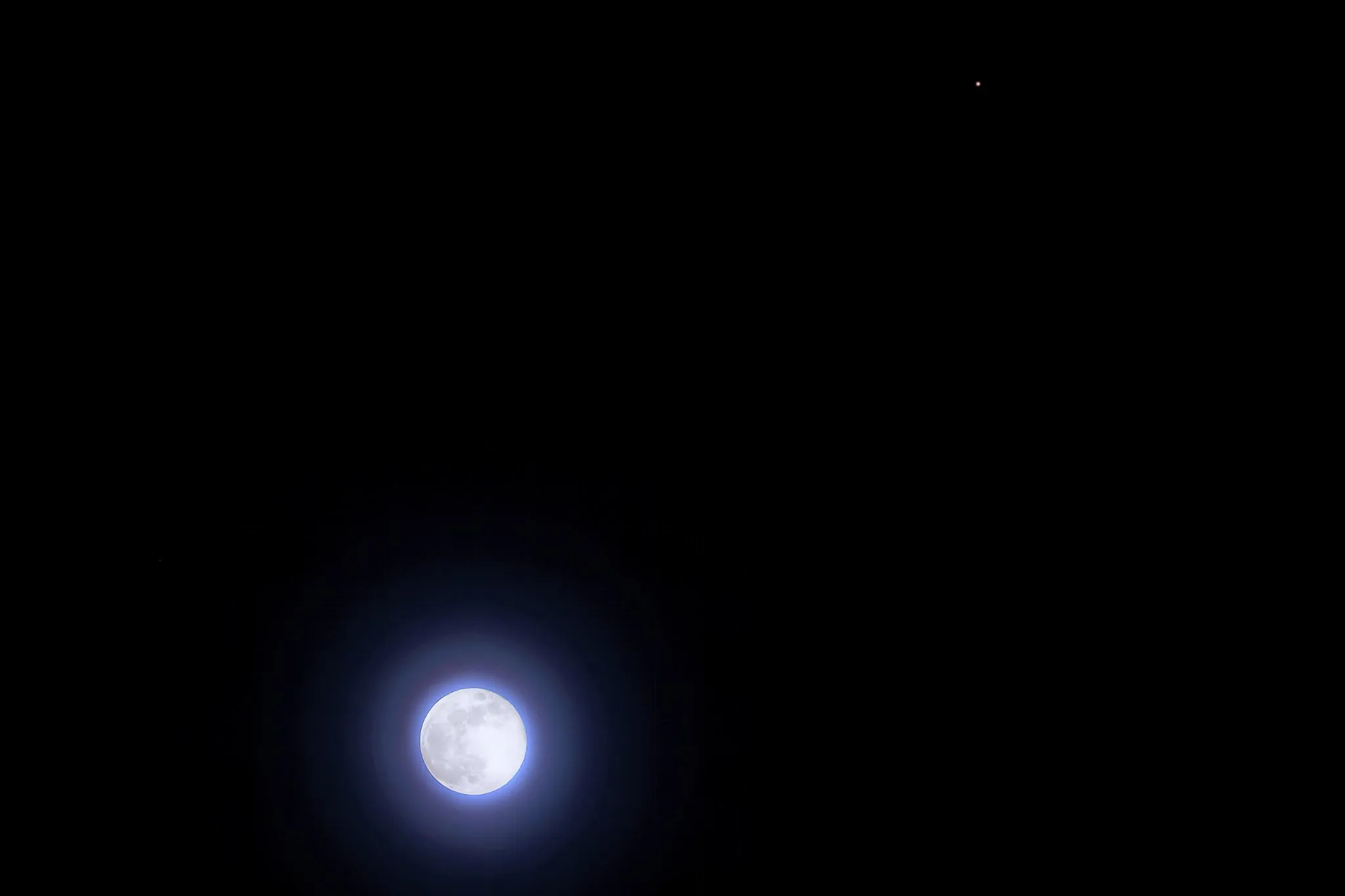 満月と火星のランデブー No.0000
