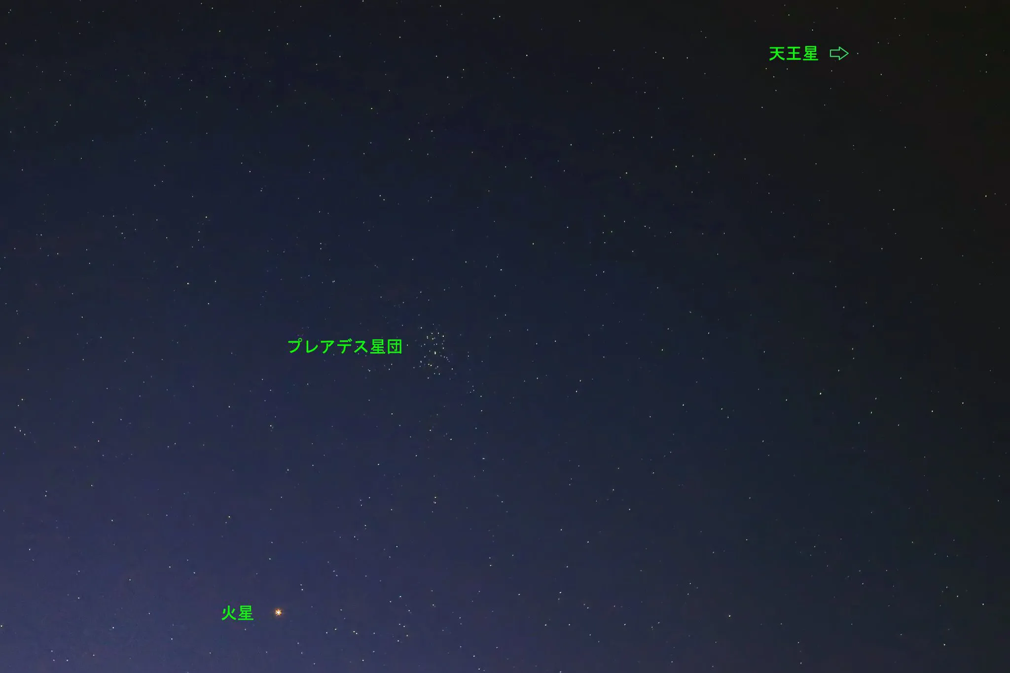 火星と天王星 No.0000