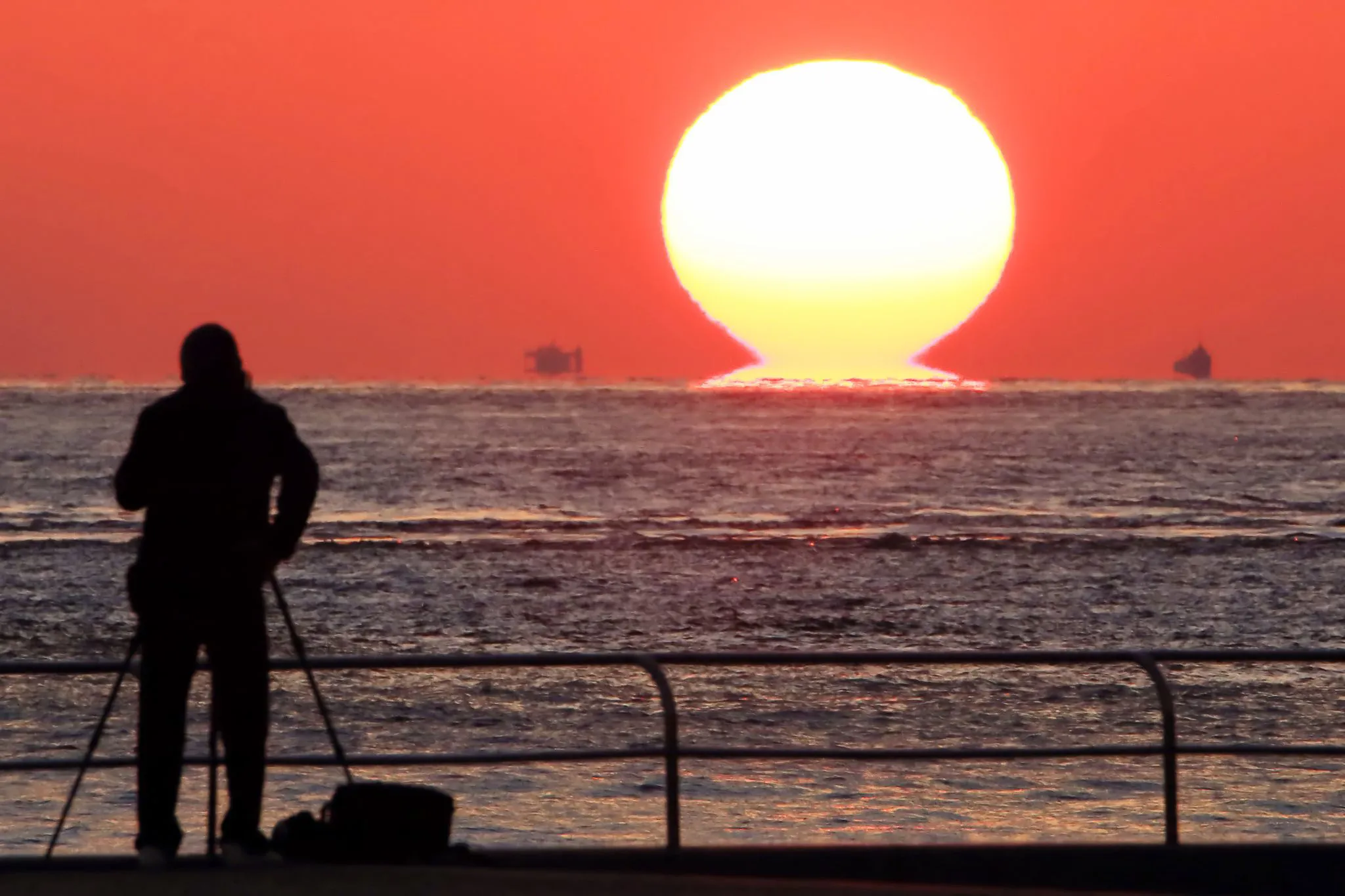 だるま夕日を狙って No.0000