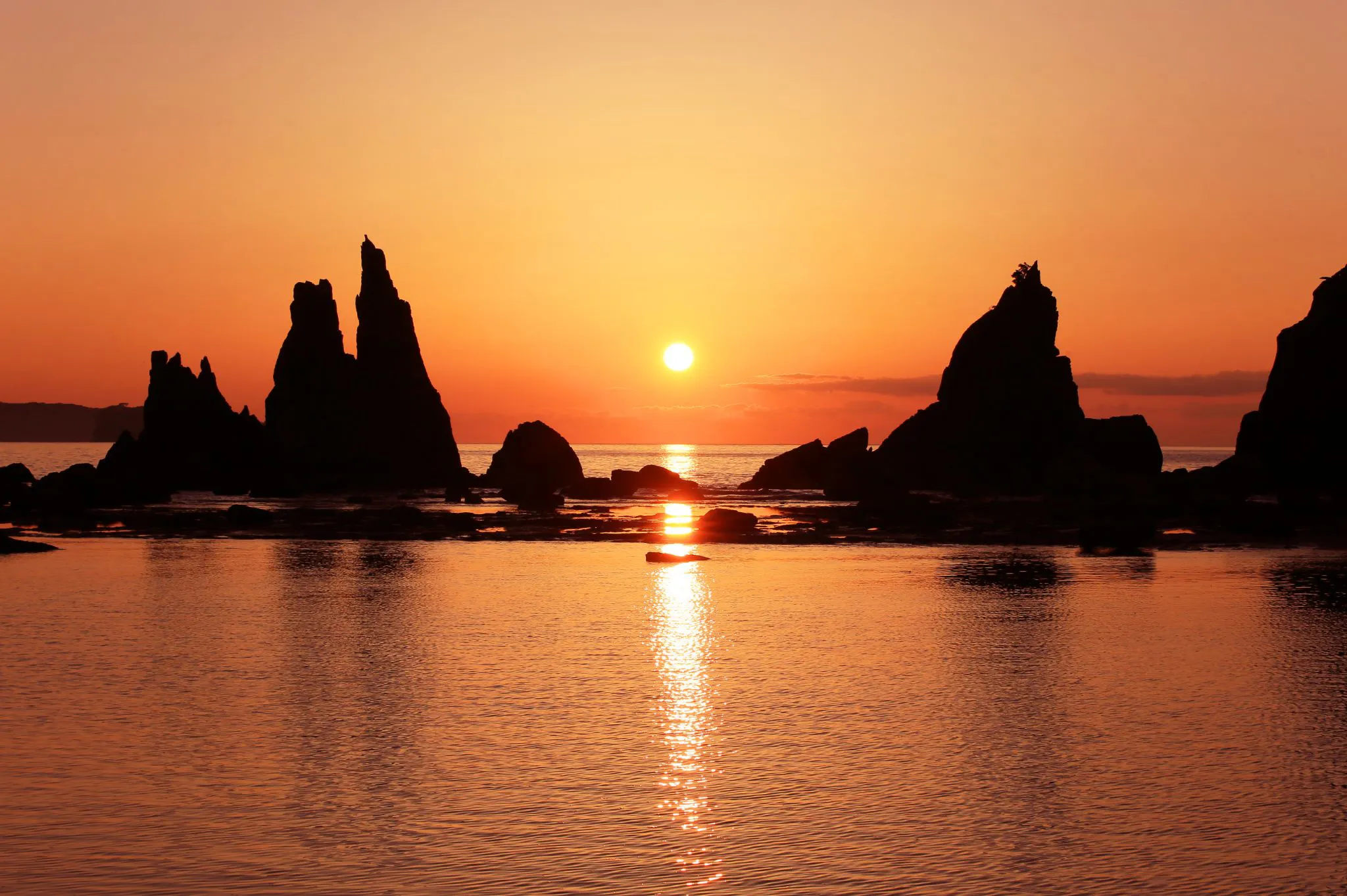 橋杭岩の朝 No.0000
