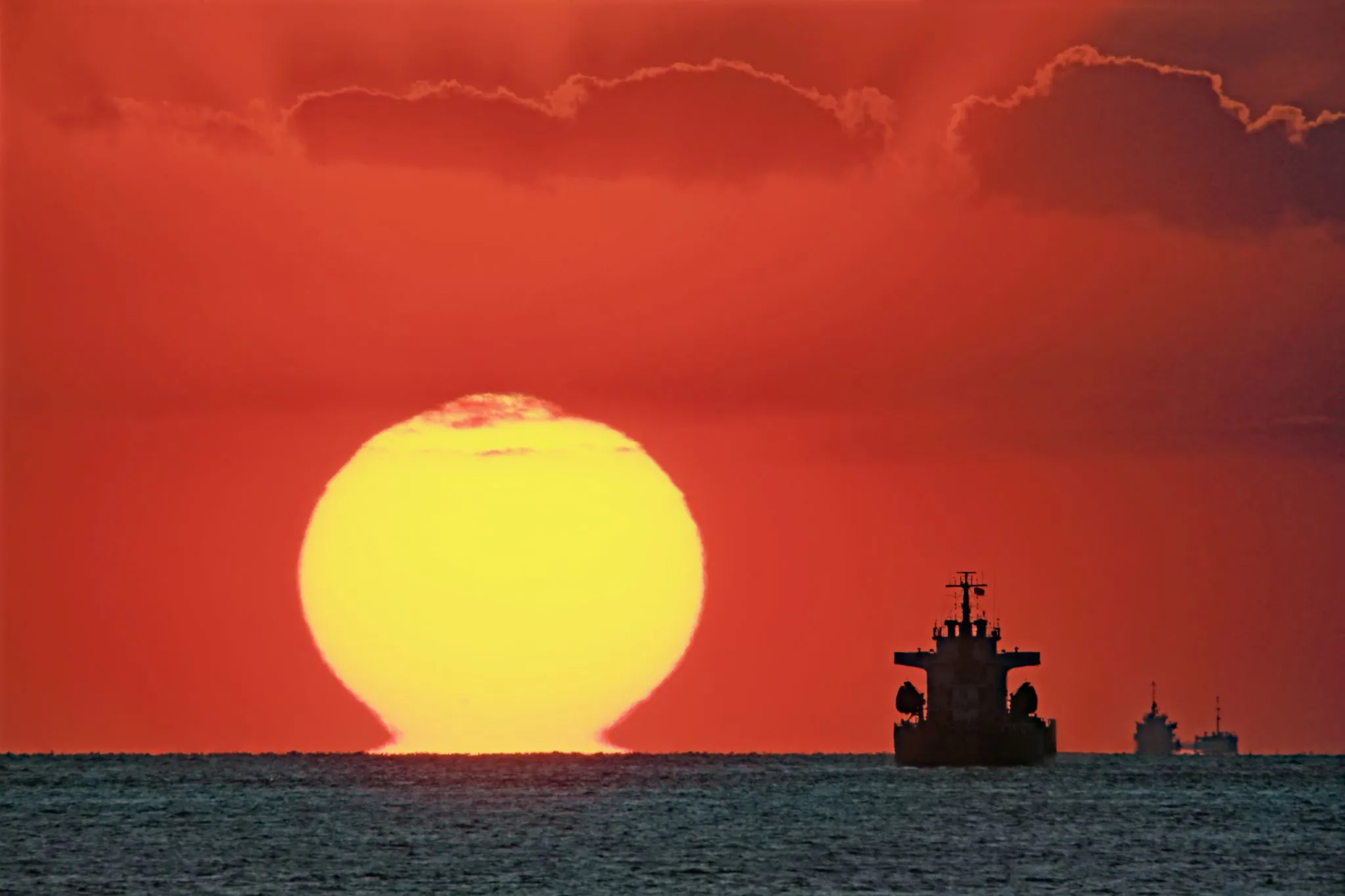 久し振りのだるま夕日 No.0000