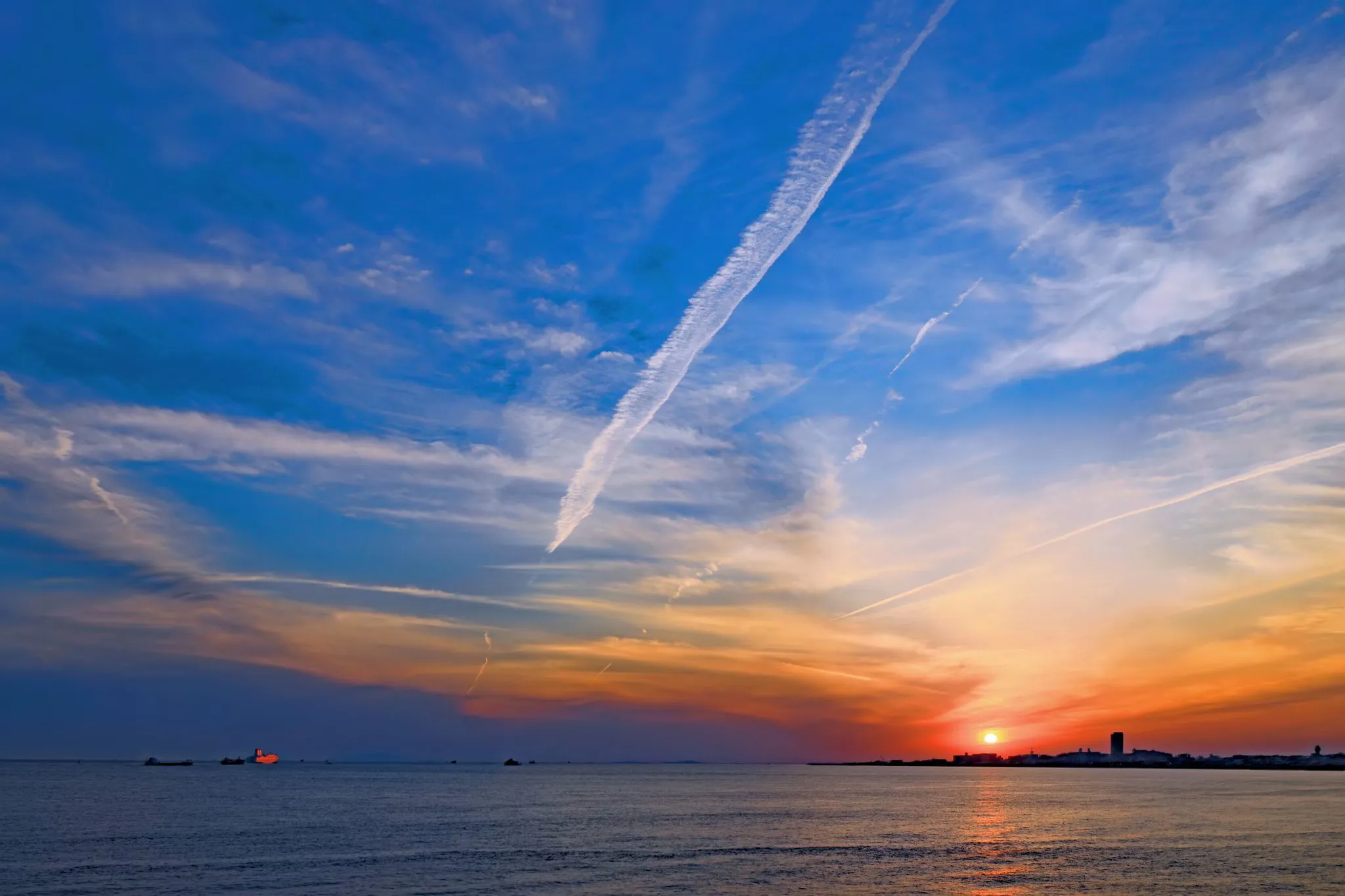 色彩豊かな夕空 No.0000