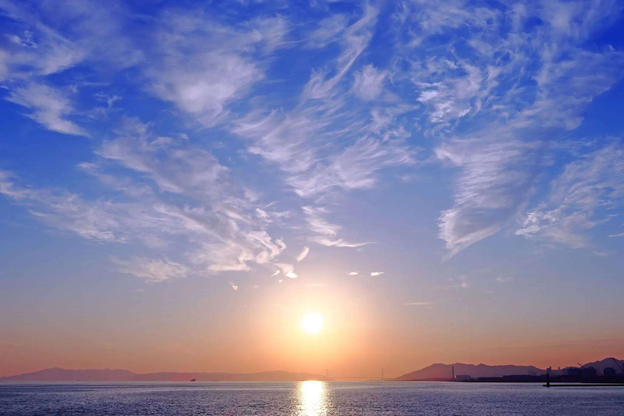 春のような夕空 No.0000