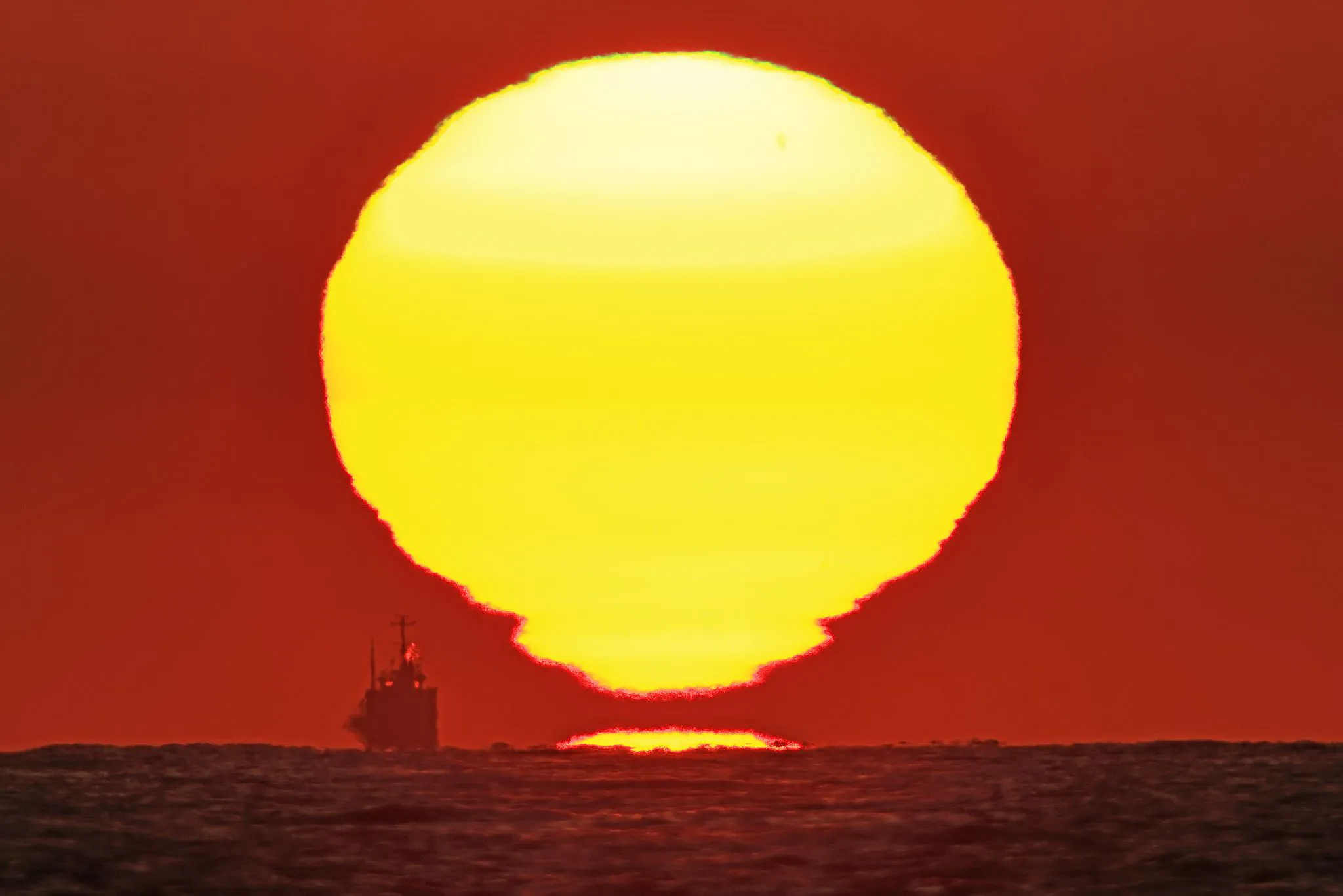 バルーンのような夕日 No.0000