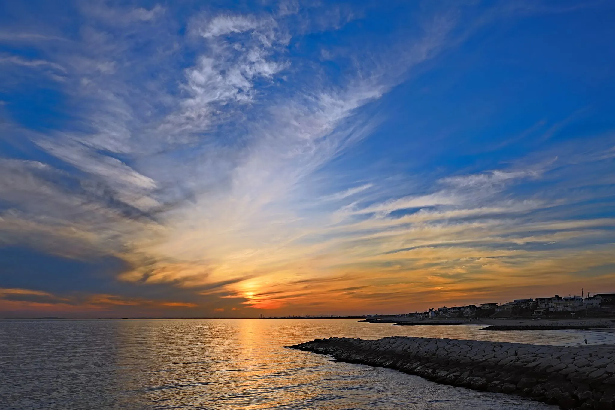 林崎の夕空 No.0000