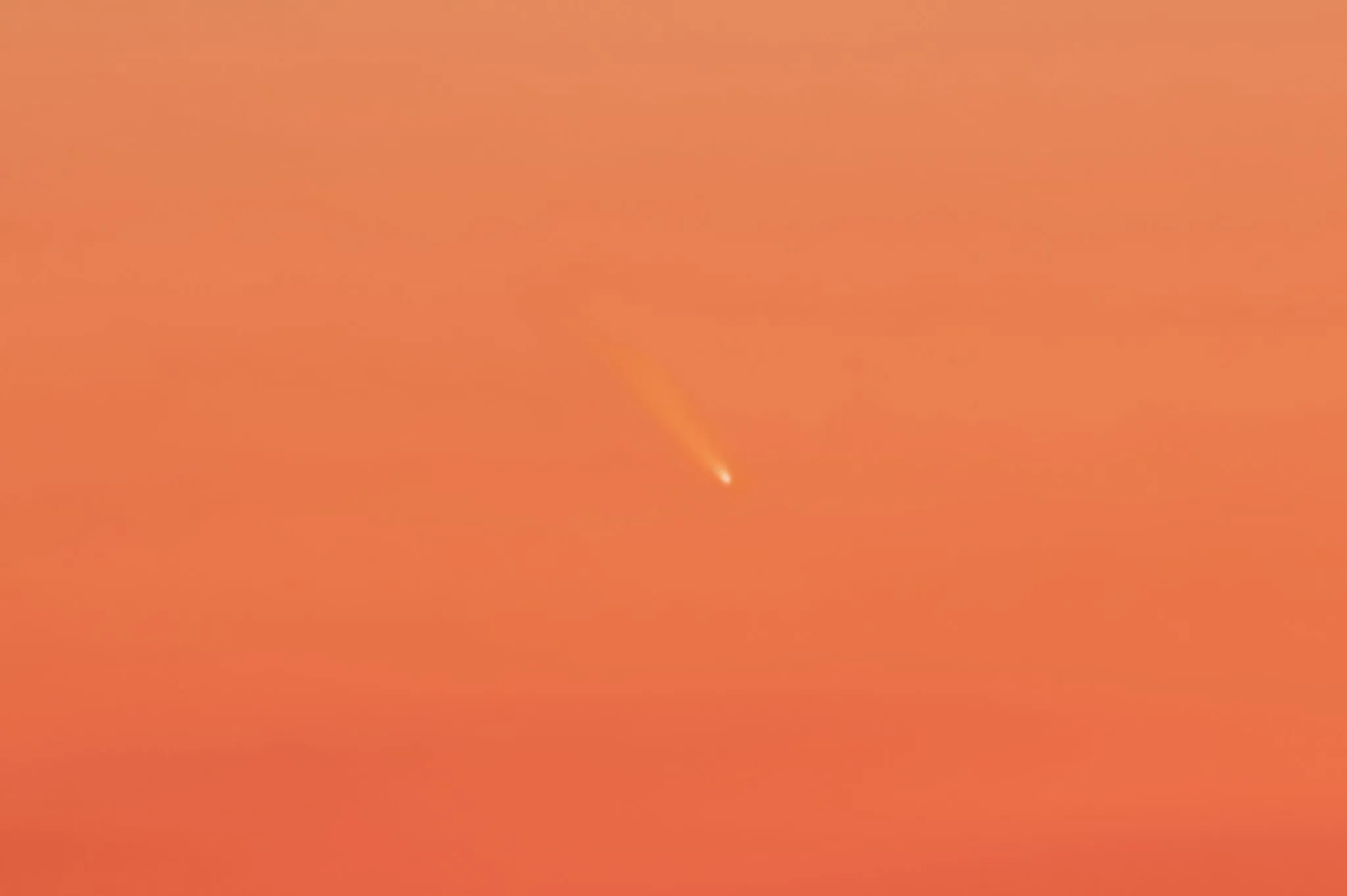夕暮れのアトラス彗星 No.0002