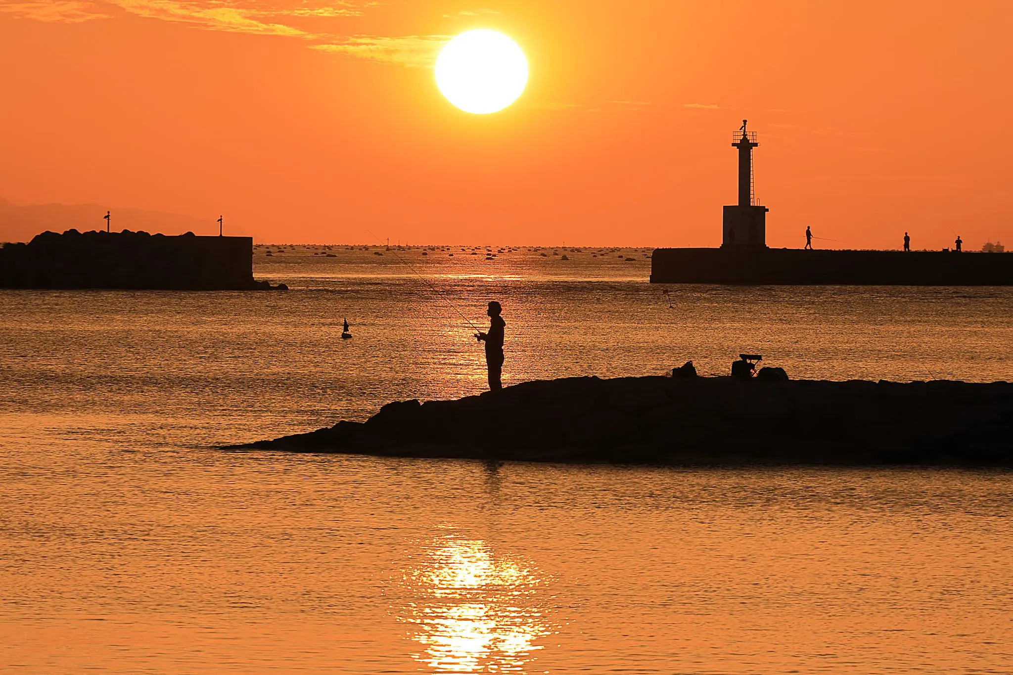 江井ヶ島の夕景 No.0000