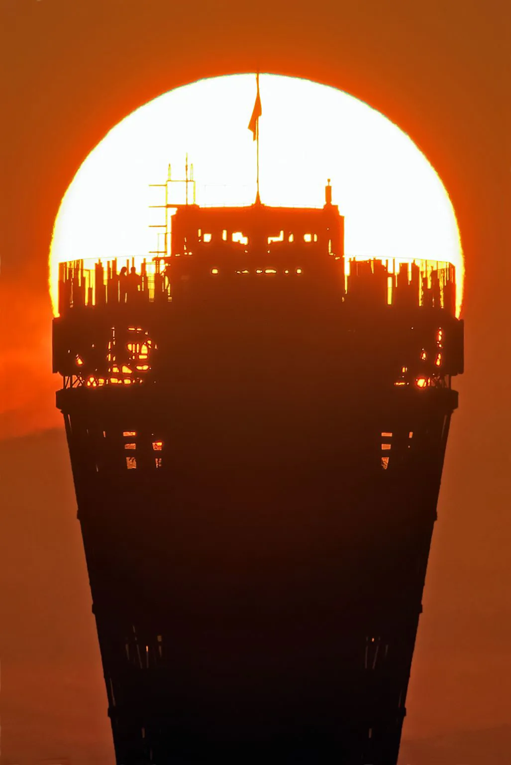 コーンアイスな夕陽 No.0000