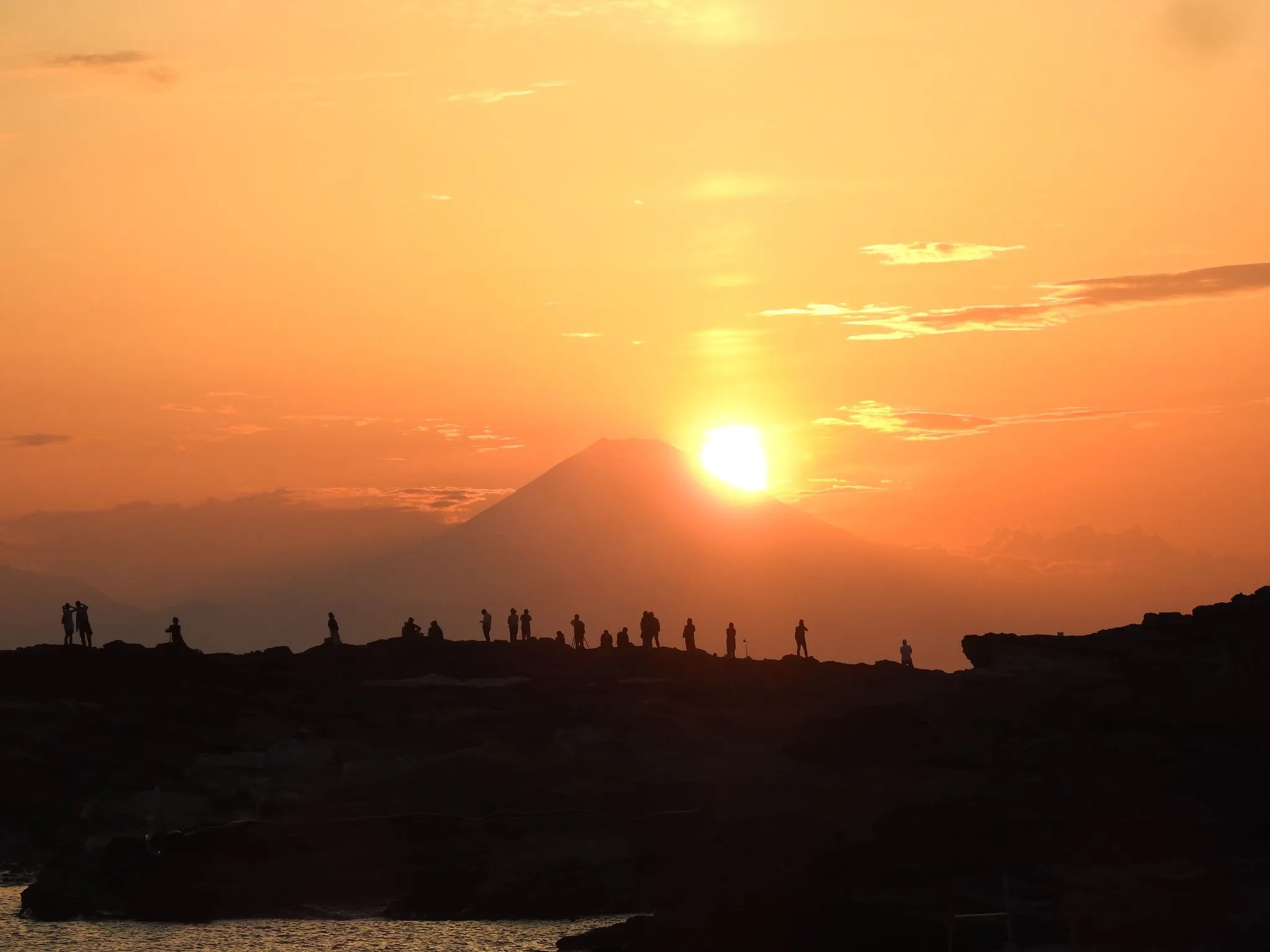 富士山に。　光柱 No.0005
