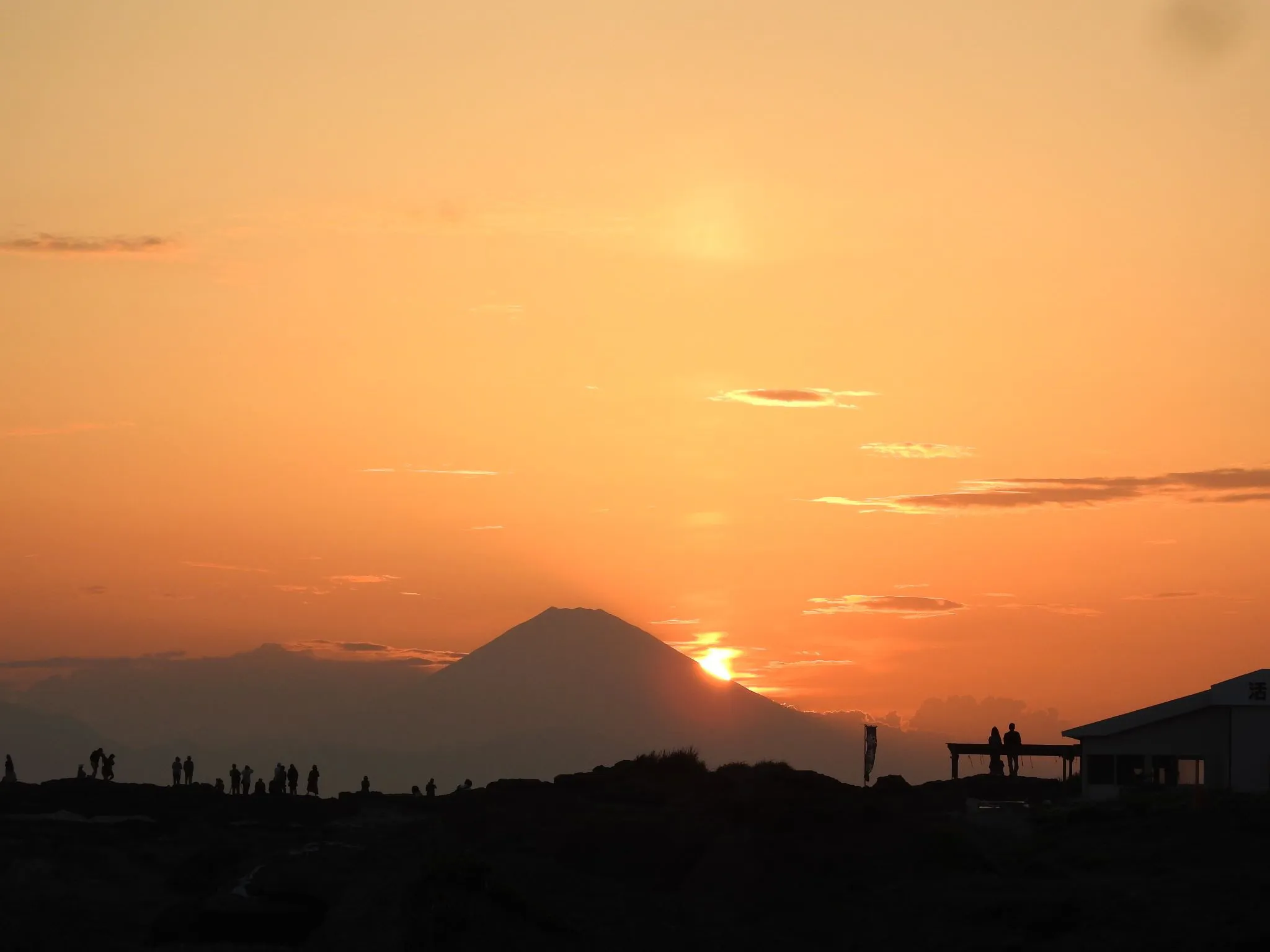 富士山に。　光柱 No.0007