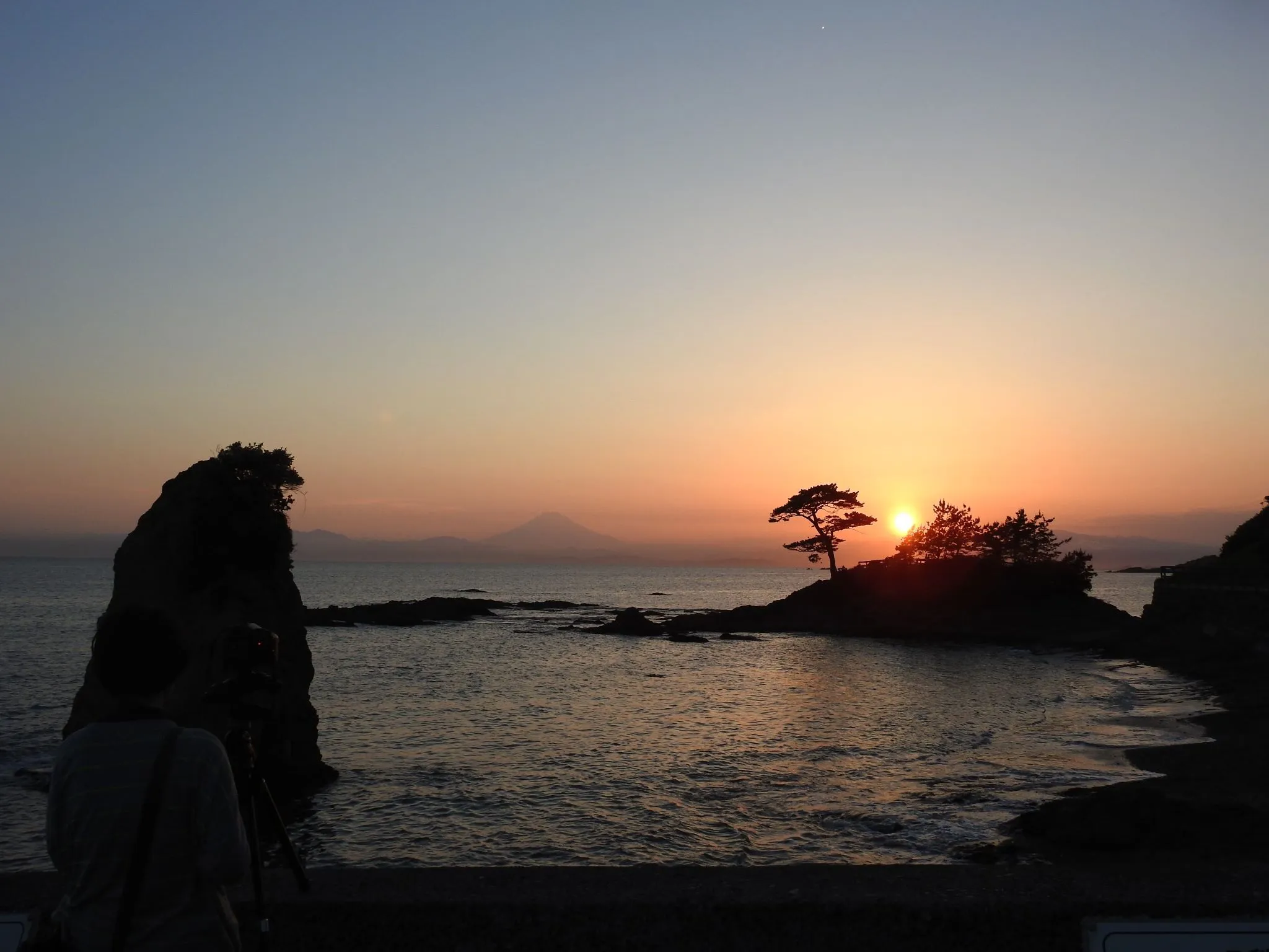 立石公園からの夕日 No.0002