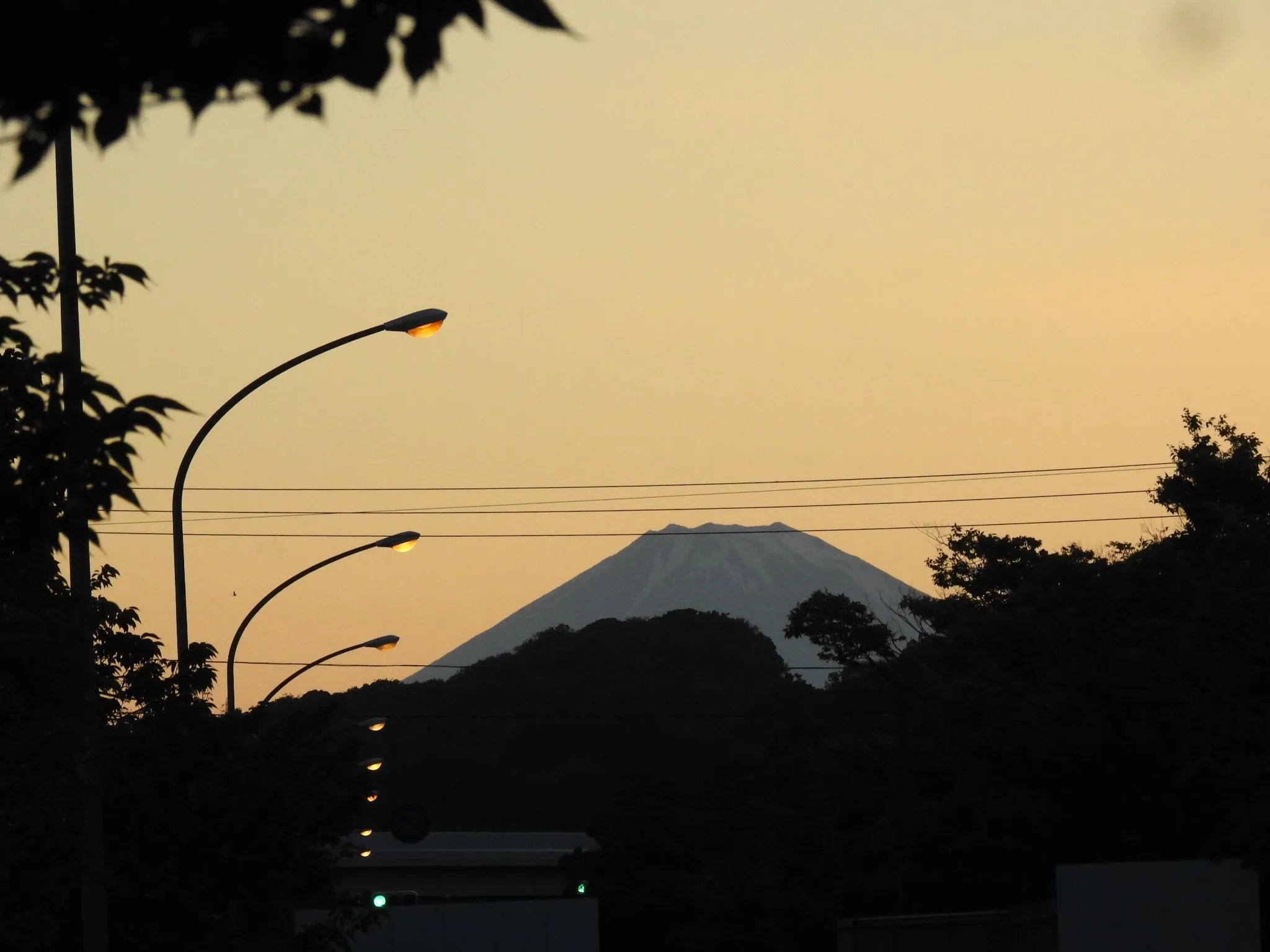 夕焼けと富士 No.0000