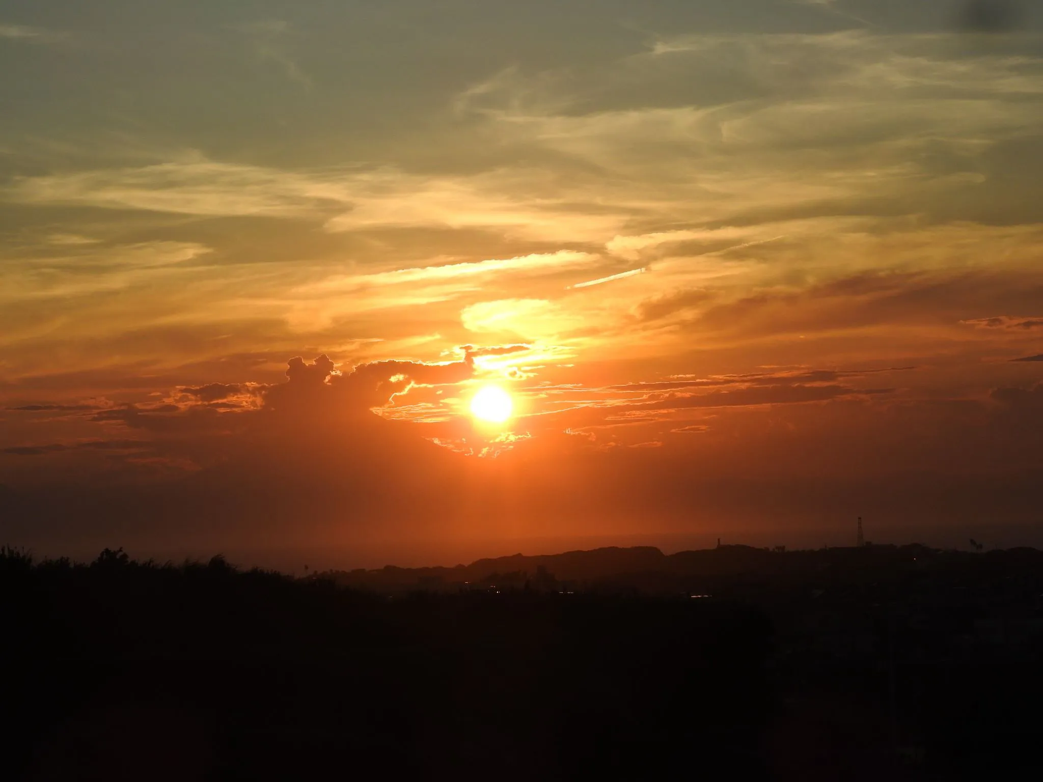 富士と夕焼け雲 No.0000