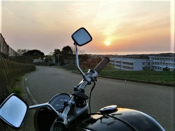 夕日と愛車のコラボ No.0000