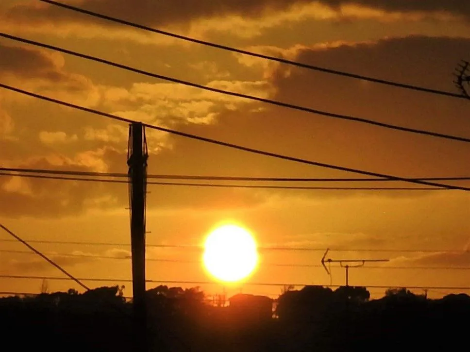 久しぶりの夕焼け No.0000