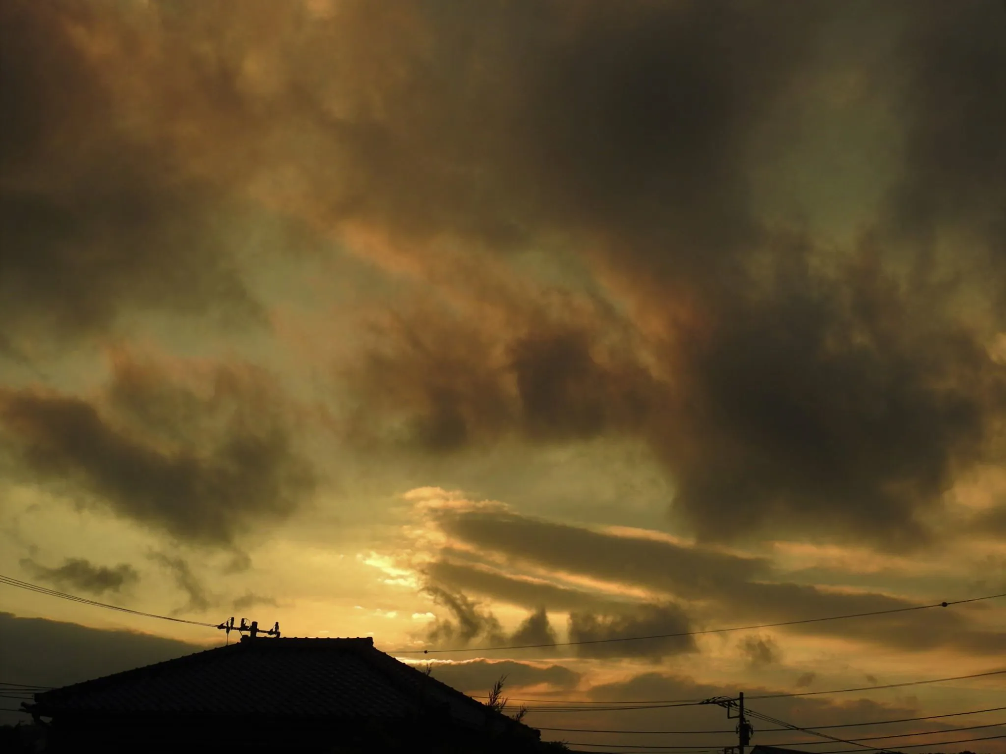 久しぶりの夕焼け No.0000