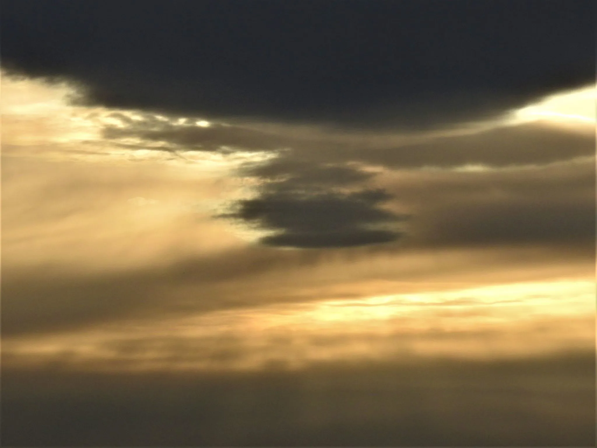 夕日と雲 No.0000