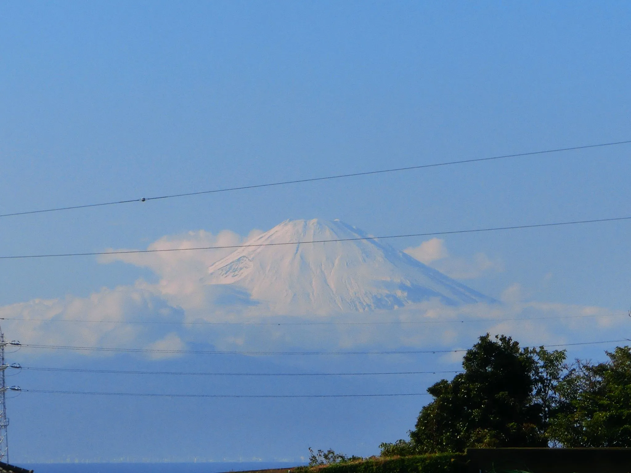 富士山2度目の雪化粧 No.0000