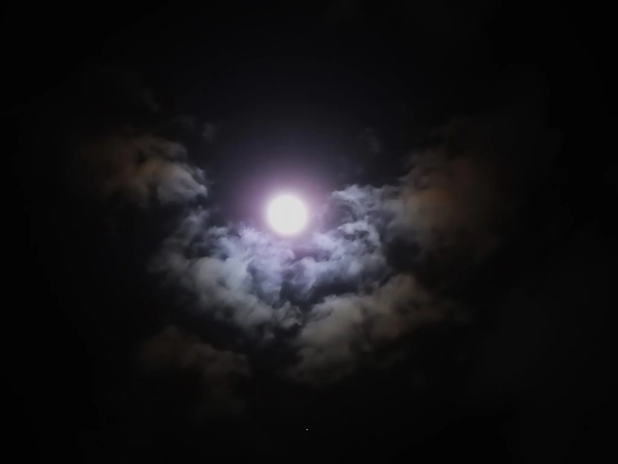 やっと顔出した満月 No.0000