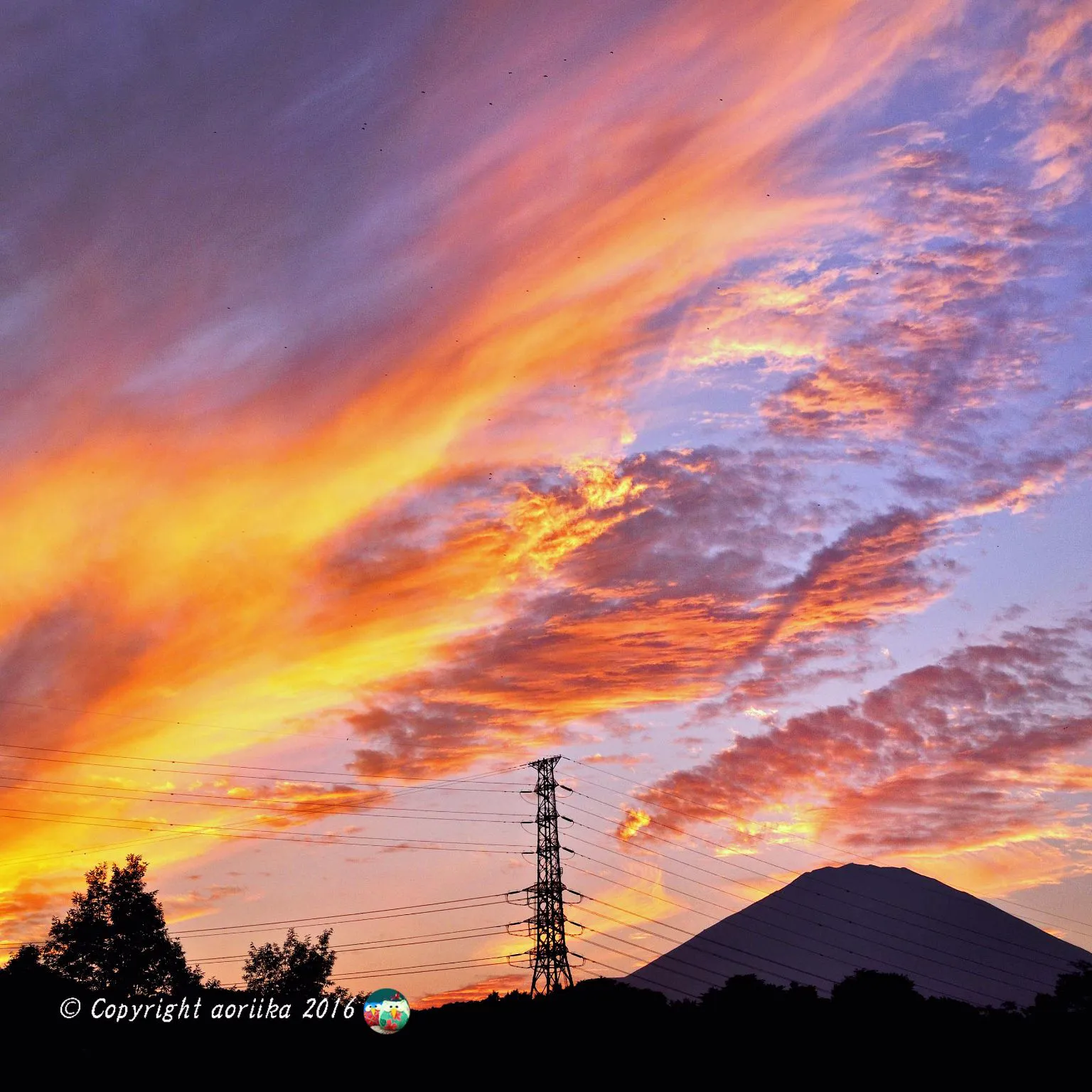 Performance of Mt. Fuji and cloud No.0000