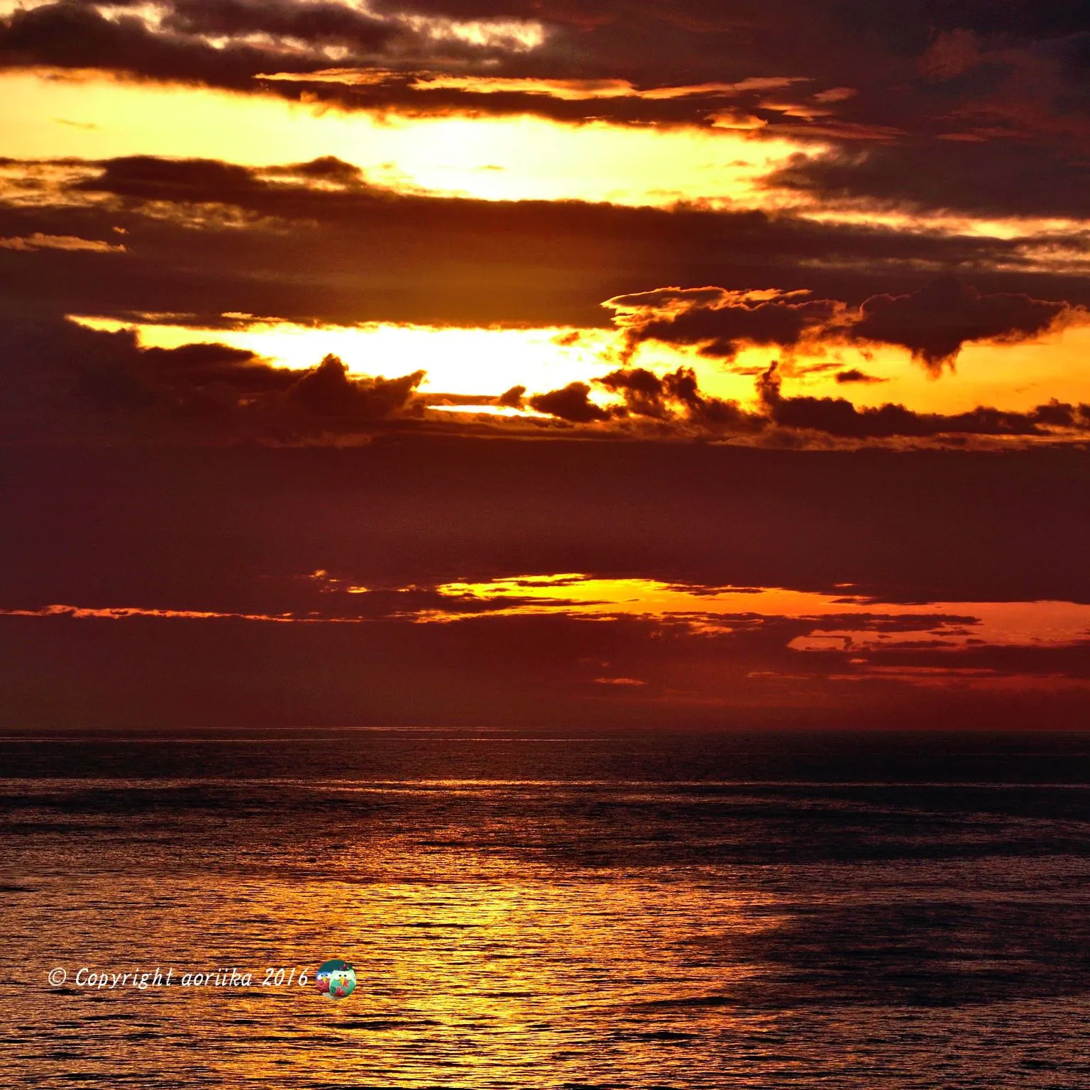 Dawn on a long distance ferry No.0000