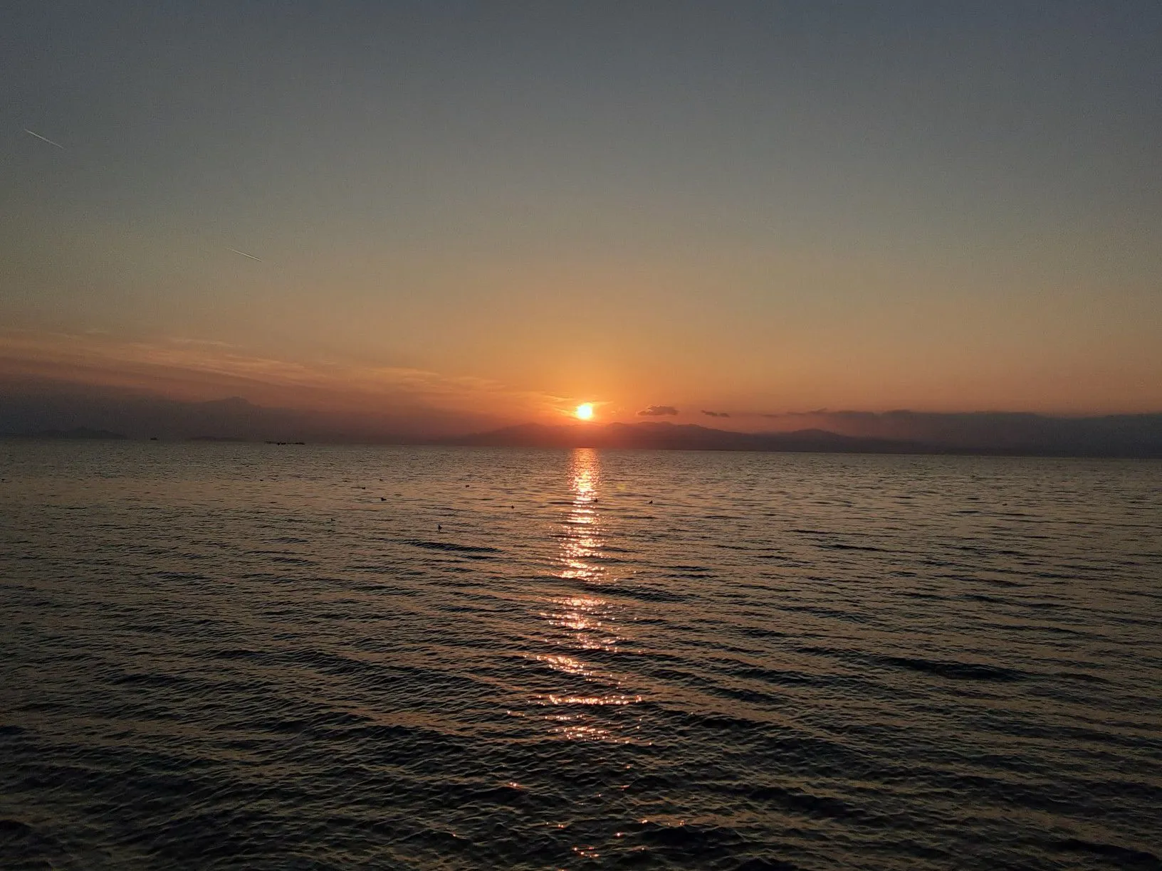 秀吉も見た長浜の夕日 No.0000