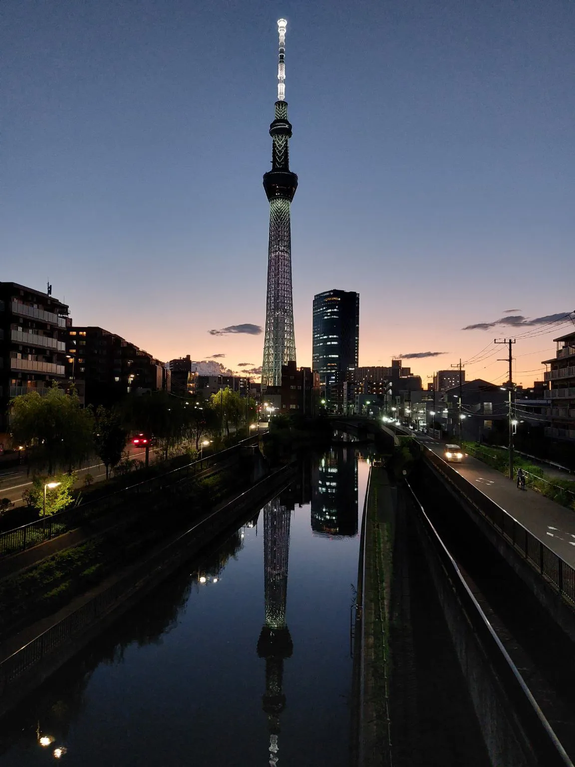 北十間川の夕暮れ No.0000