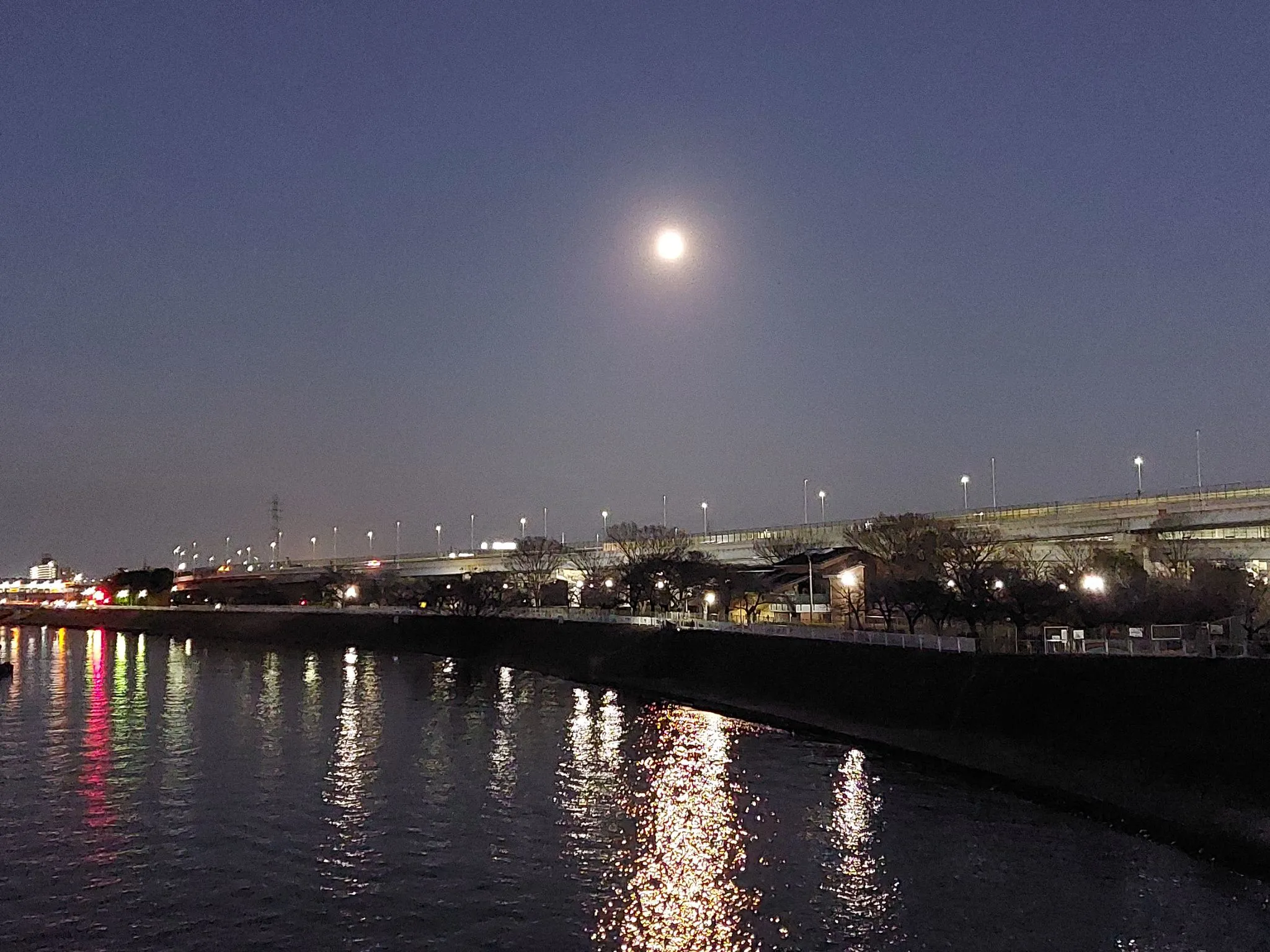 芝川の十四夜月 No.0000