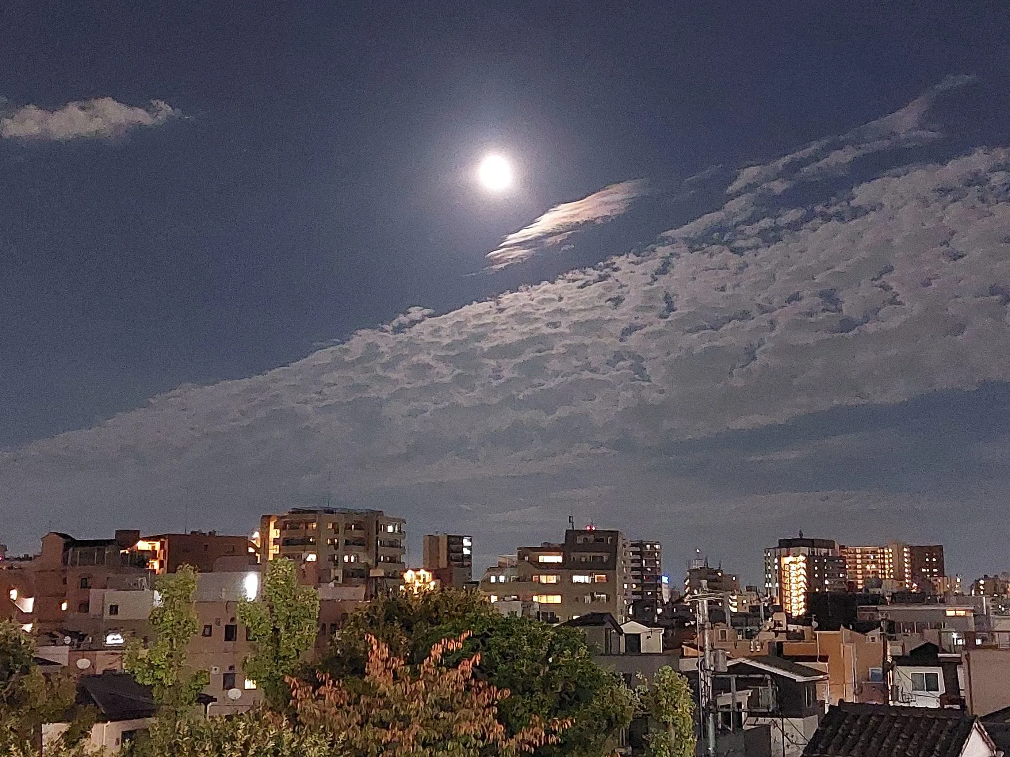 ようやく晴れた十六夜 No.0000