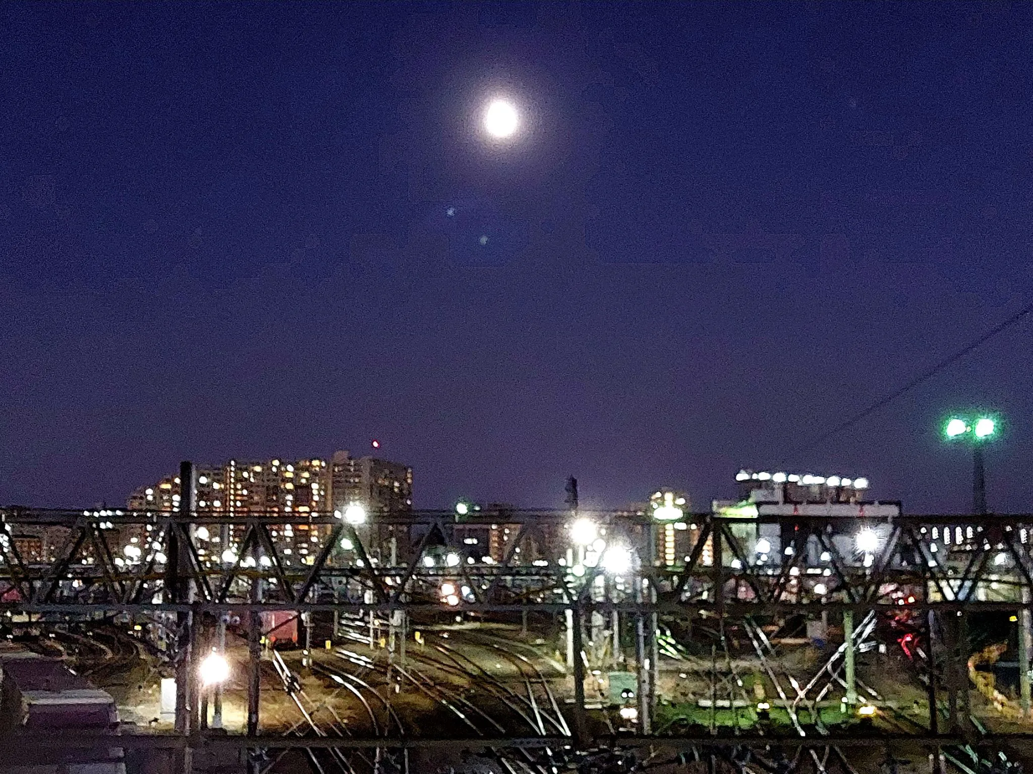 隅田川駅の待宵月 No.0000