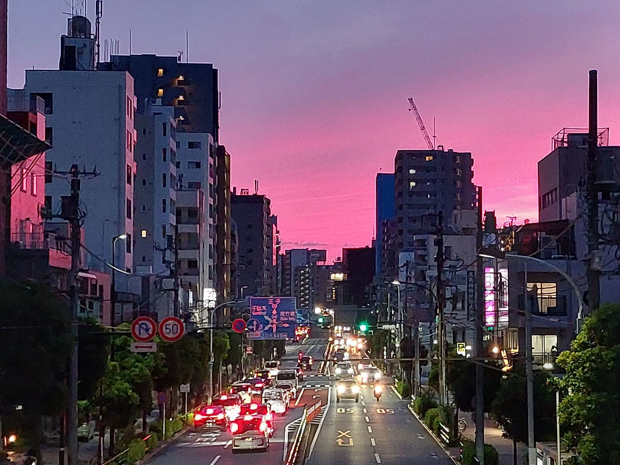 帰り道の夕焼け No.0000