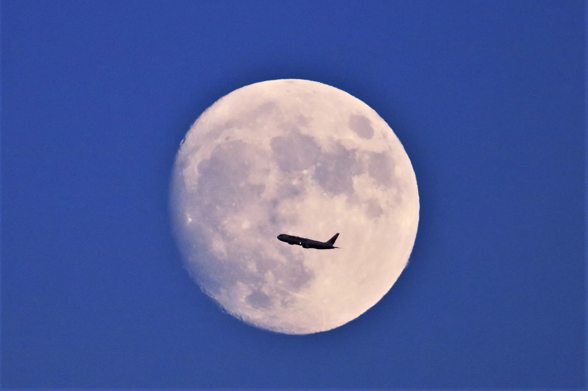 夕日と飛行機 No.0000