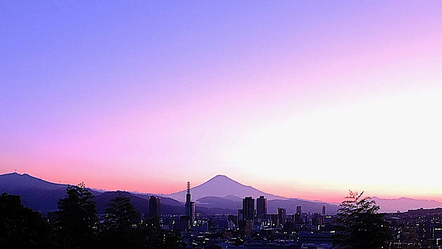 日の出と富士 No.0001