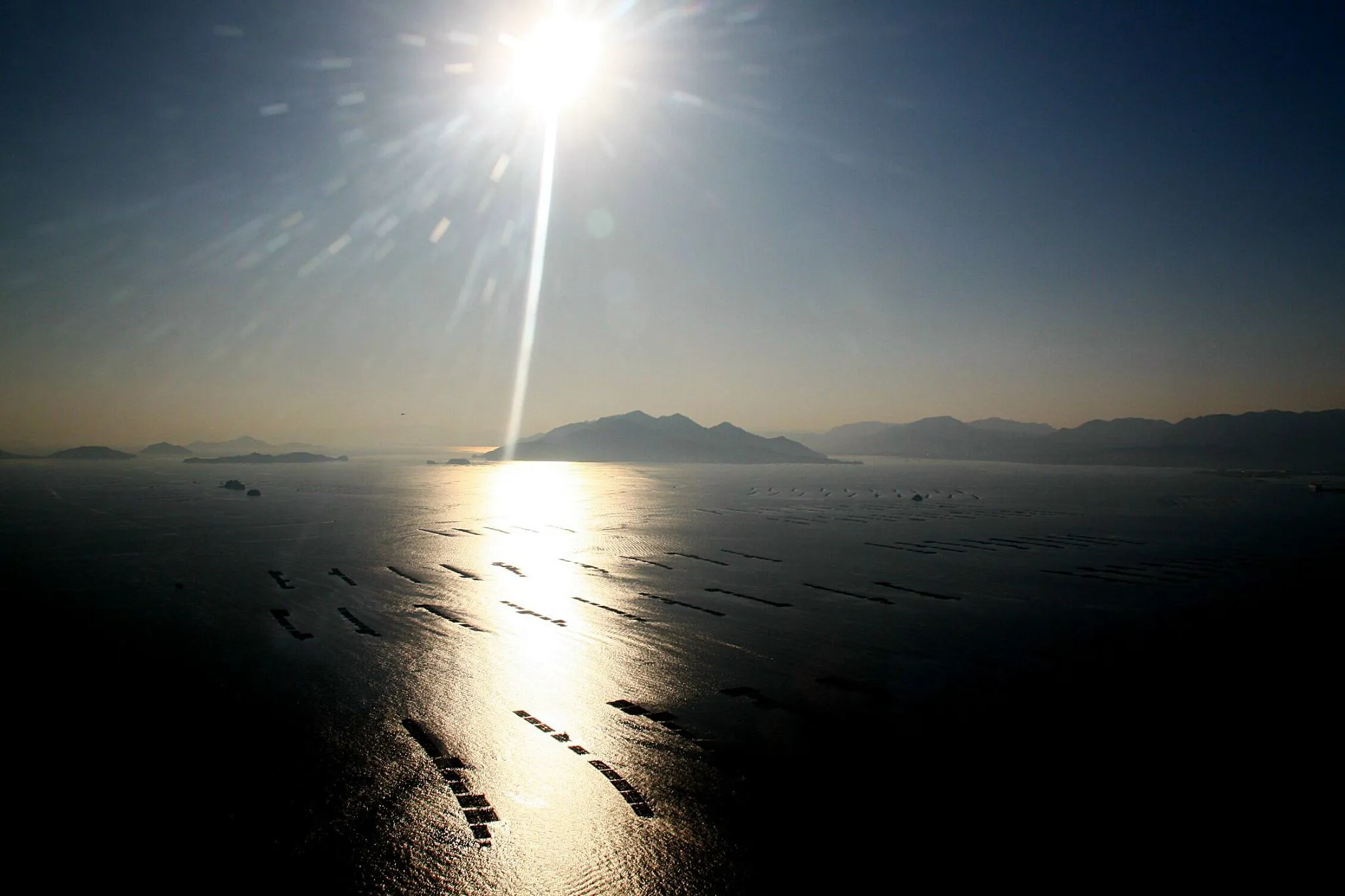 瀬戸内海の夕景 No.0001